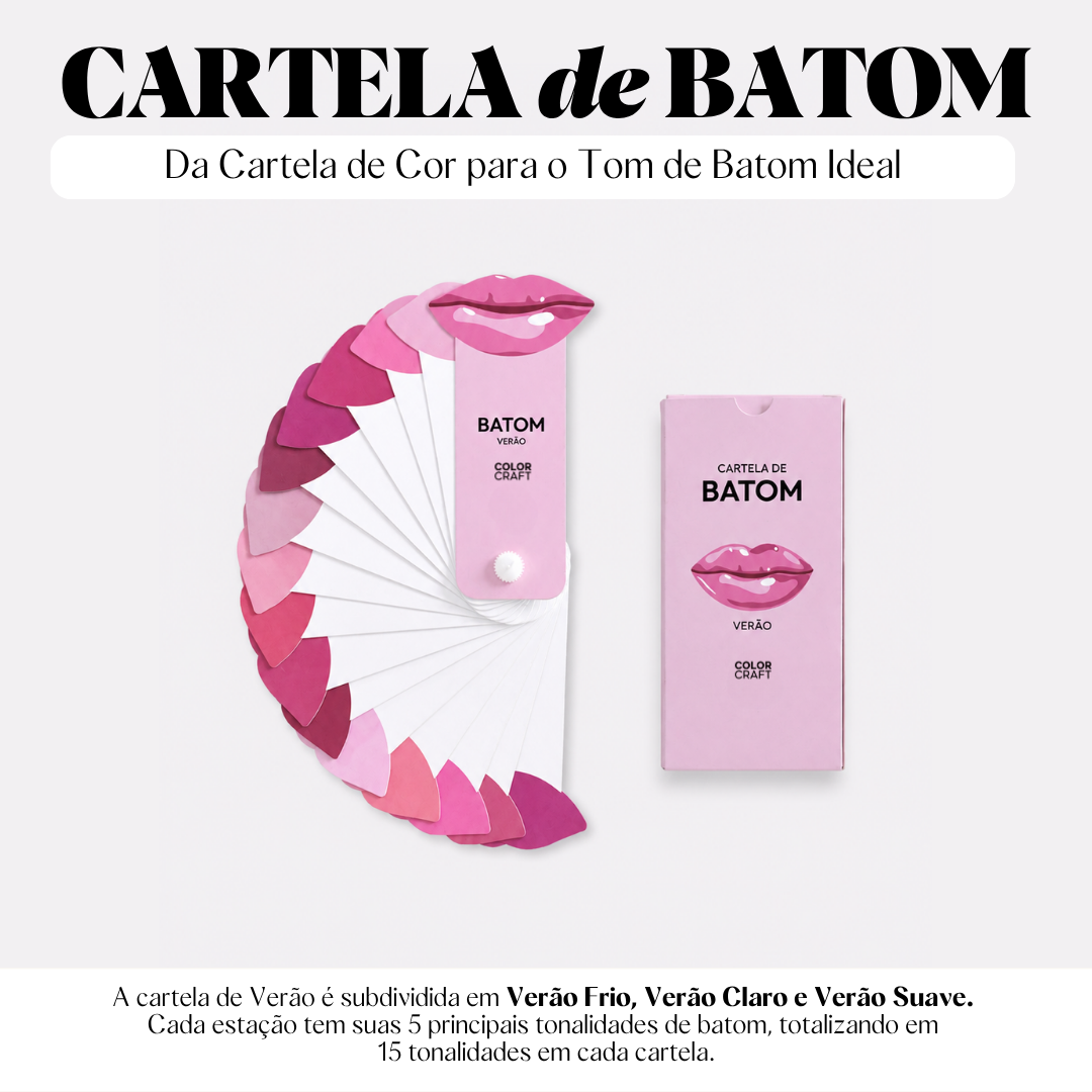 Kit Cartelas de Batom