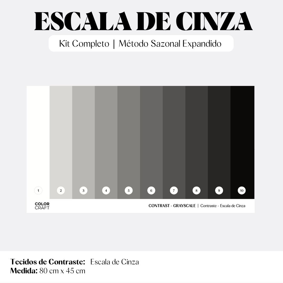 Kit Análise Coloração Pessoal Completo  • 39 Itens Profissionais