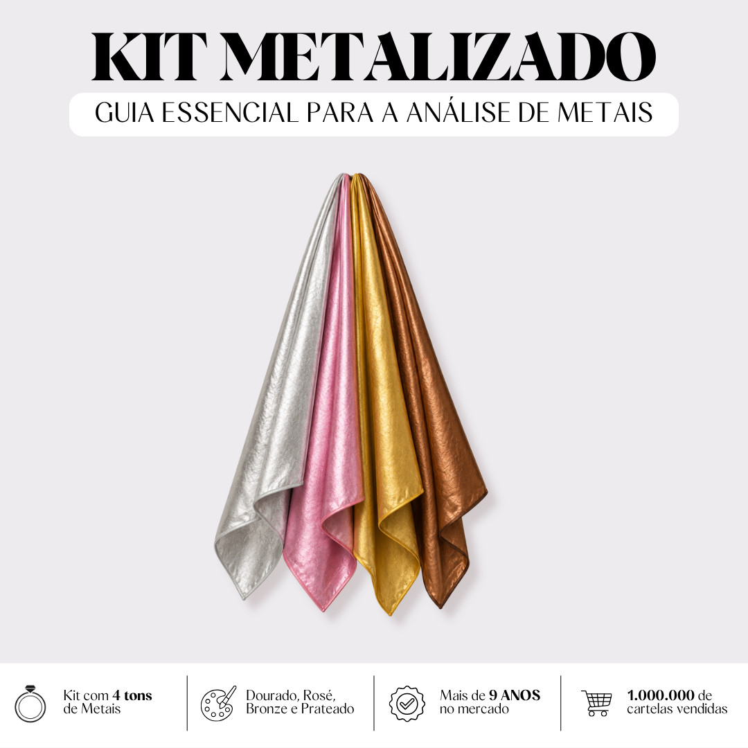 Kit de Tecidos Metalizados