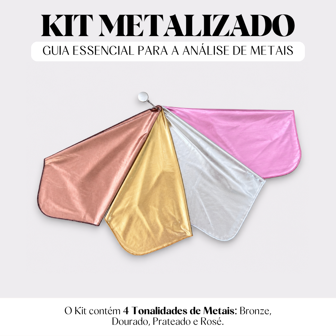 Kit de Tecidos Metalizados
