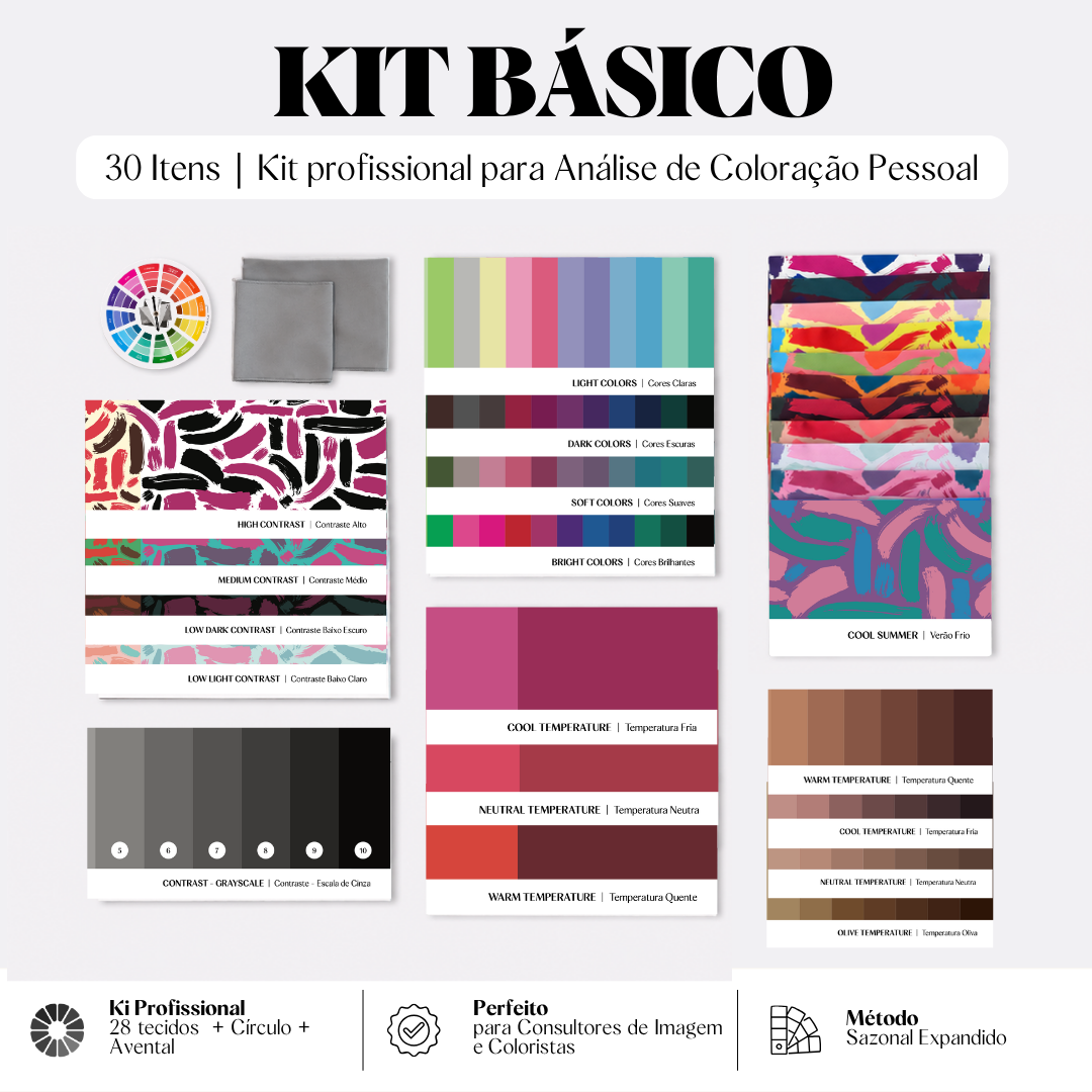 Kit Básico Tecidos Coloração Pessoal