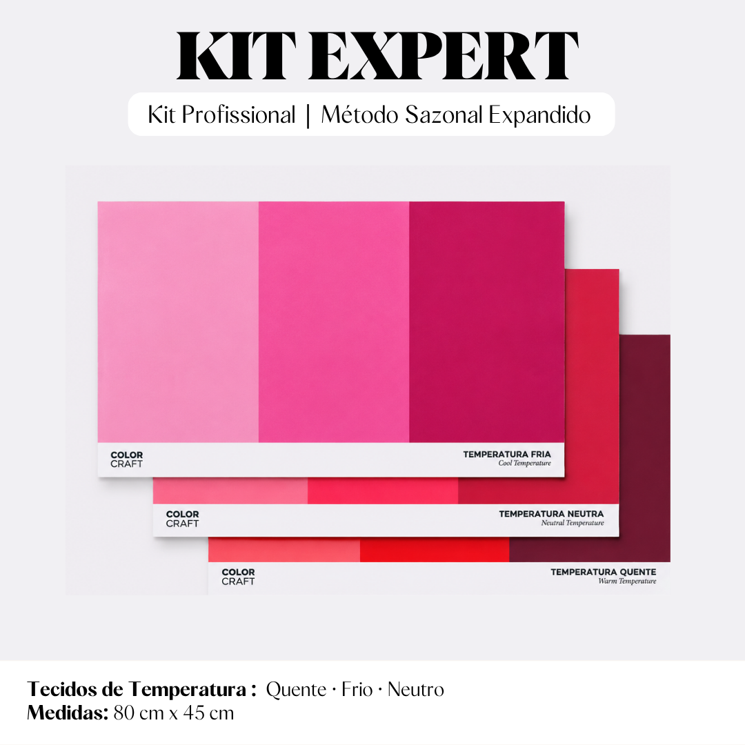 Kit Análise Coloração Pessoal - Expert