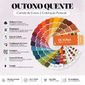 Cartela de Cores Mini para Coloração Pessoal