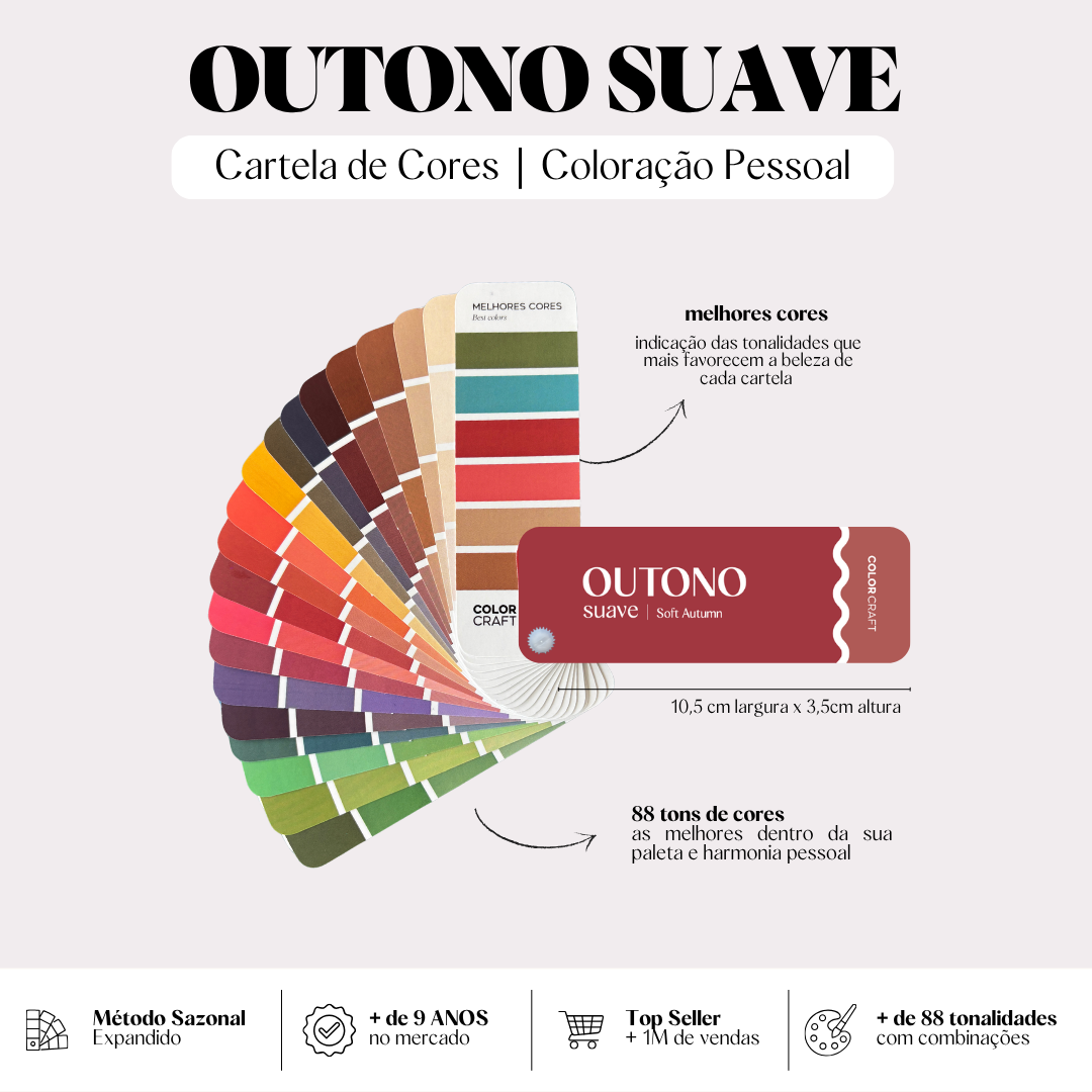 Cartela de Cores Mini para Coloração Pessoal