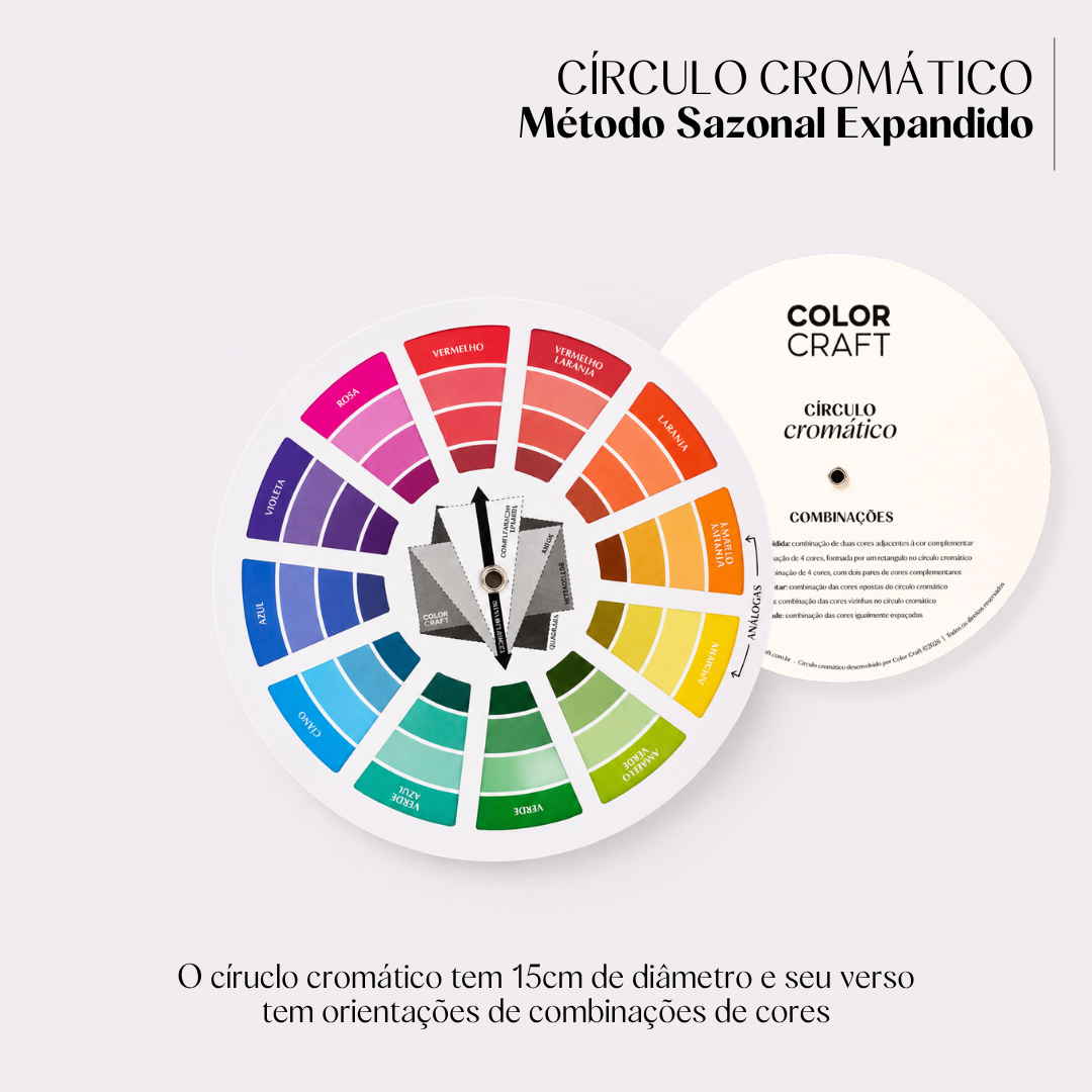Círculo Cromático Color Craft visto de perto
