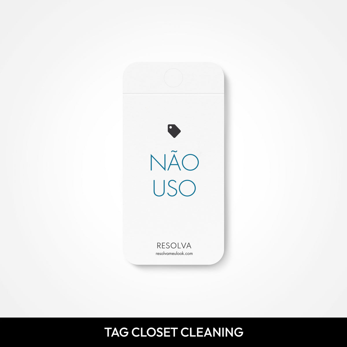 Tag Closet Cleaning Color Craft, kit de 28 etiquetas pra desapego do guarda-roupa