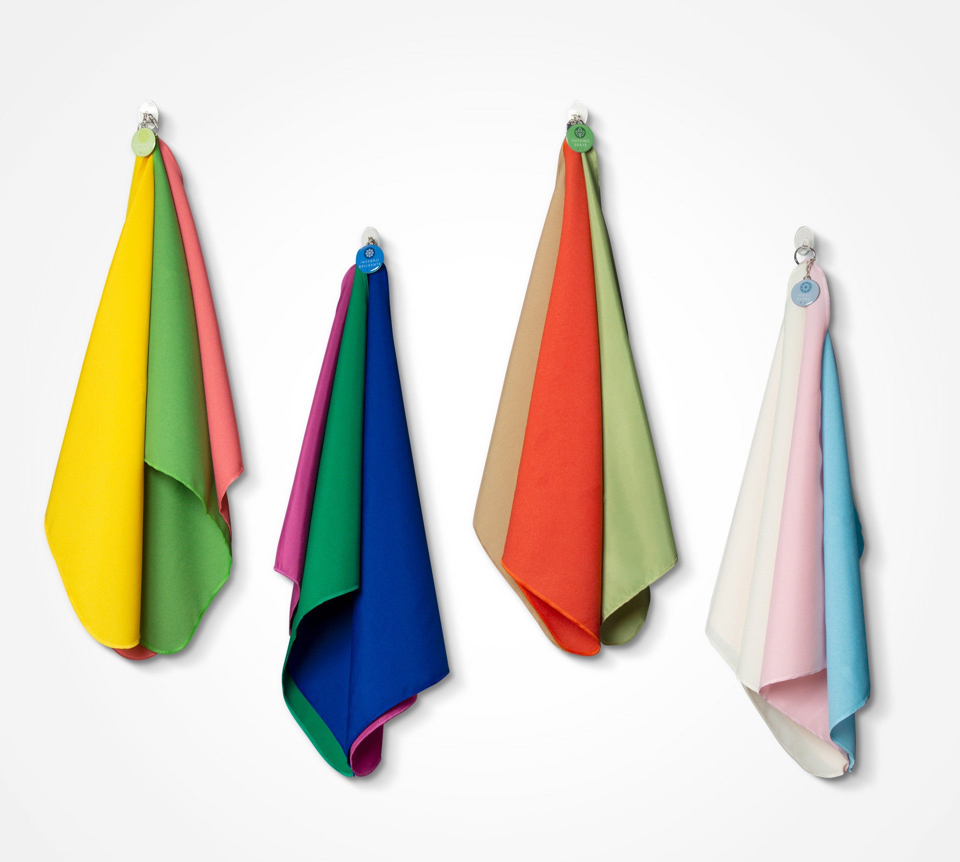 Kit Tecidos Lisos Color Craft, 36 tecidos das 12 cartelas do Método Sazonal