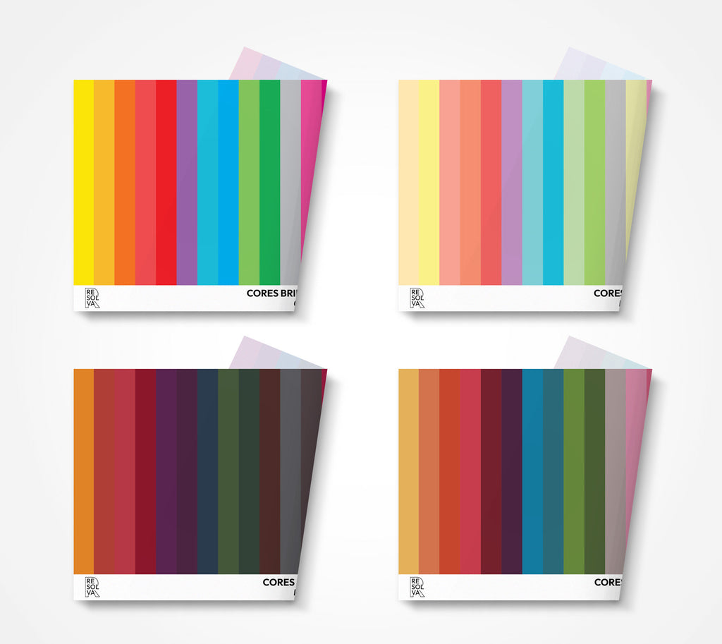 Kit Tecidos Listrados Color Craft pra análise de profundidade e saturação