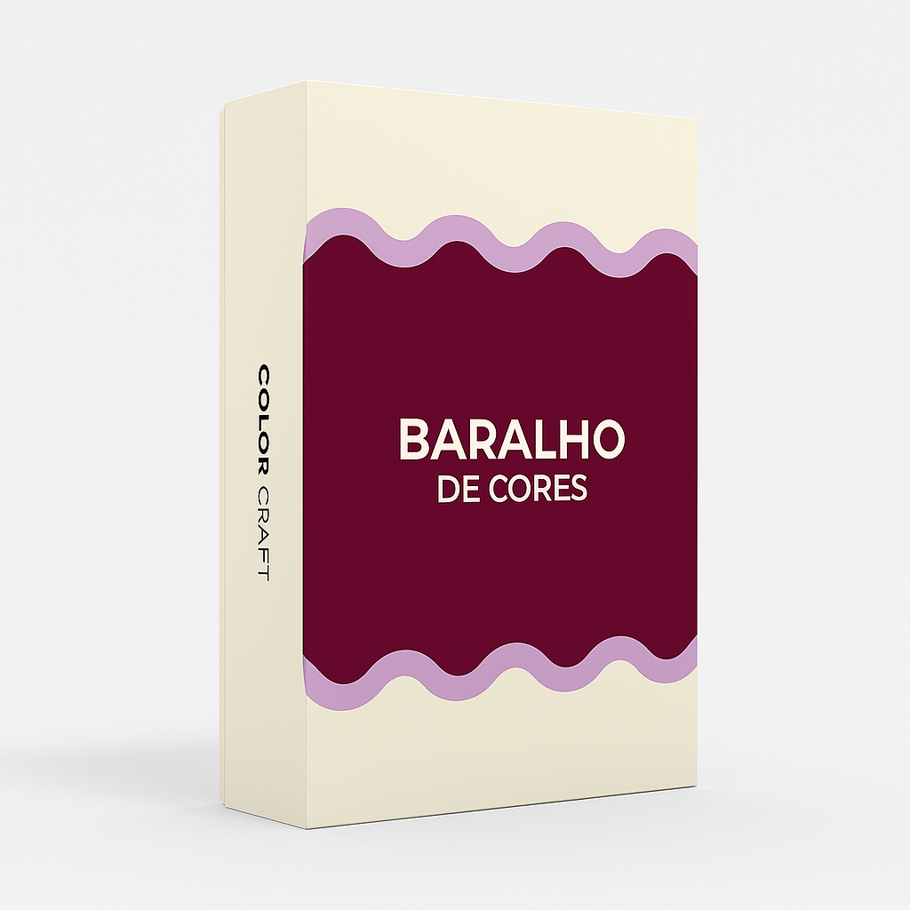 Baralho de Cores Color Craft, 55 cards pra treinar o olhar
