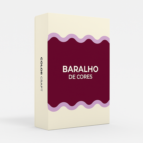 Baralho de Cores Color Craft, 55 cards pra treinar o olhar